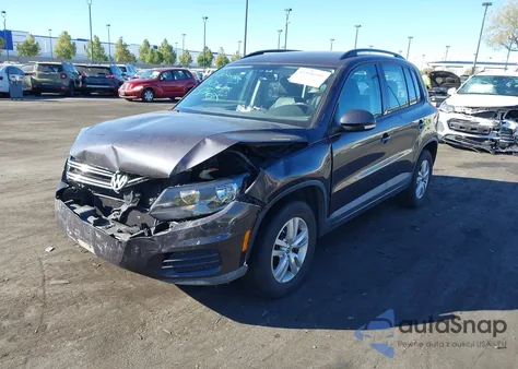 2016 Volkswagen Tiguan S z USA, uszkodzony, nr VIN WVGAV7AX7GW521231